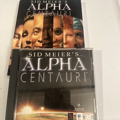 Sid Meier's Alpha Centauri Jewel Case (PC, 1999)
