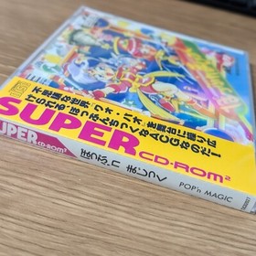 [NEW] Pop'n Popn Magic SUPER CD ROM PC-Engine Game NEC Rare System From JAPAN JP