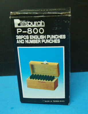 36pcs Number & English Letter Punch Set Hand Tools Punches P-800 Hand Tool