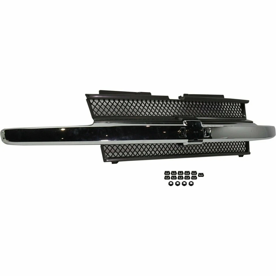 Conjunto de rejilla barra cromada para Chevrolet Trailblazer 2002-2005 Foto 4 de 4