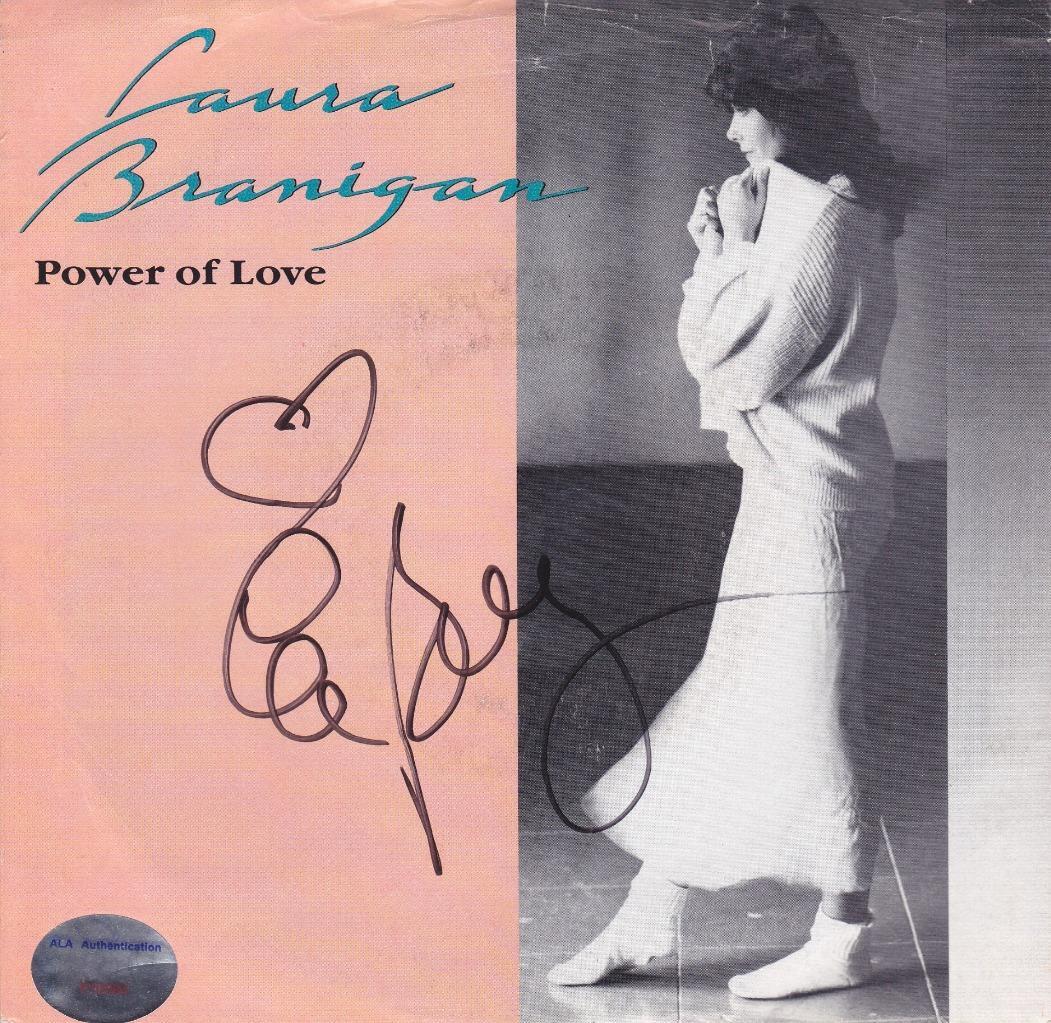 LAURA BRAMIGAN d.2004 Signed Record Sleeve Singer/Power of Love ALA F10064