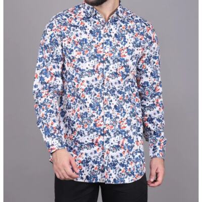 Jack & Jones Premium Men's Slim Shirt - Paprika Color, Size S