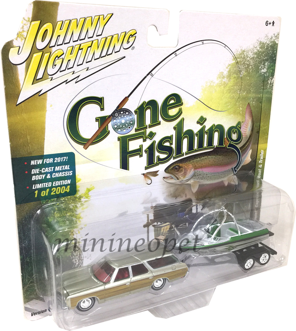 JOHNNY LIGHTNING GONE FISHING JLBT002 1973 CHEVROLET CAPRICE w