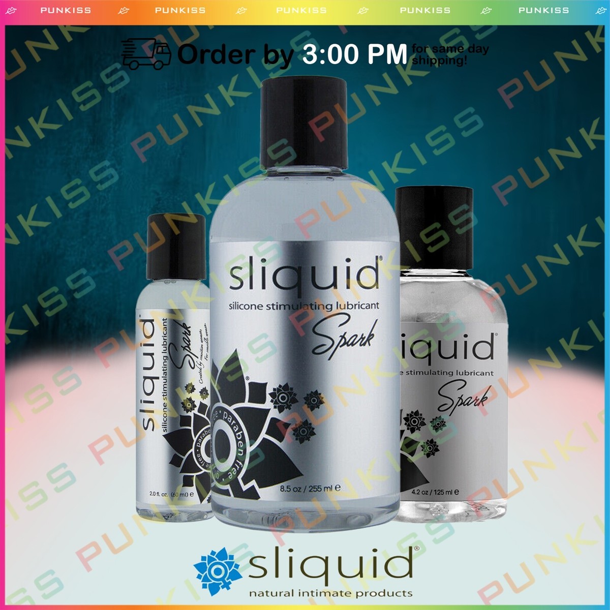 Sliquid Natural Premium Silicone Menthol Base Lubricant💋Personal Intimacy  Lube