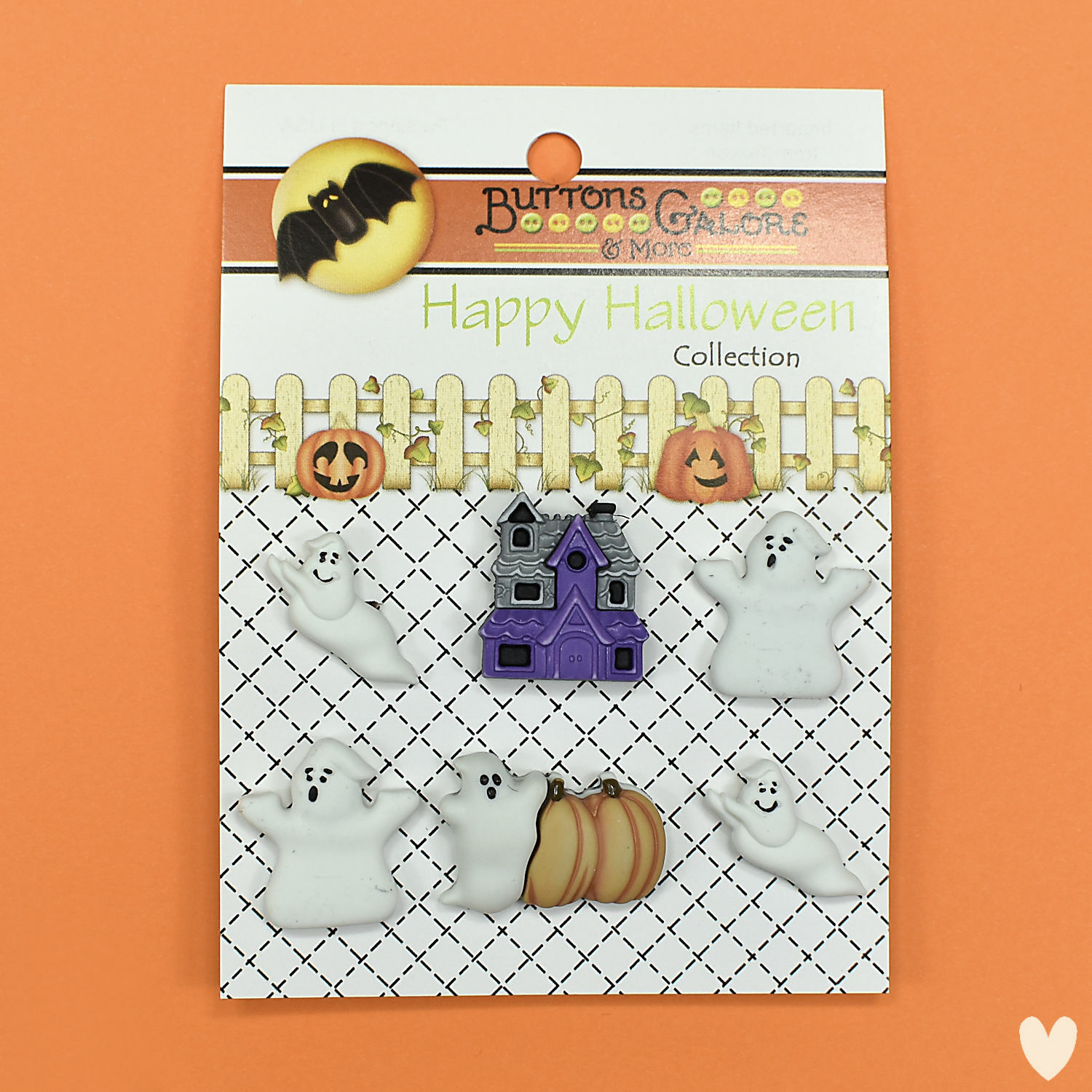 Buttons Galore Boo! Buddies - HH103  Halloween Ghosts Pumpkins Dress it Up