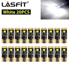 LASFIT Canbus T10 168 2825 194 LED License Plate Light Bulbs 6500K Bright White