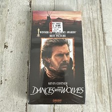 DANCES WITH WOLVES 1990 KEVIN COSTNER VHS FACTORY SEALED