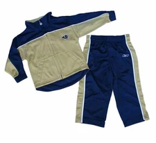 Reebok St. Louis Rams Toddler 2 Piece Windsuit Team Colors