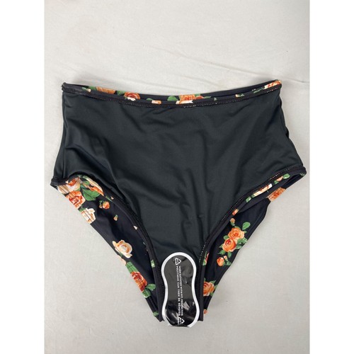 Hochtaillierter Bikiniunterteil mittlere Bademode Hipster Bikini Slip Badeshorts - Bild 5 von 7