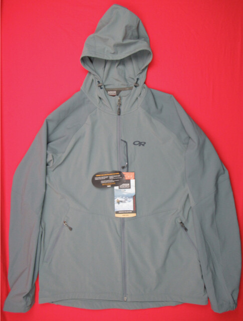 outdoor research men's helium hybrid hooded jacket