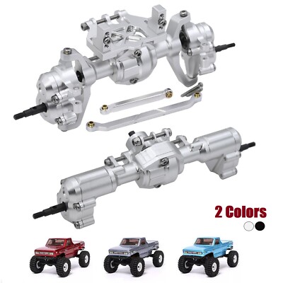 Metal Front Rear Portal Axle w/ Servo Mount For 1/18 RC Crawler Redcat Ascent 18
