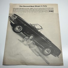 Fiat 1500 Spider Girl Swimsuit 1965 Vintage Print Ad Life Magazine Fiat 1500 Spider Girl Swimsuit 1965 Vintage Print Ad Life Magazine