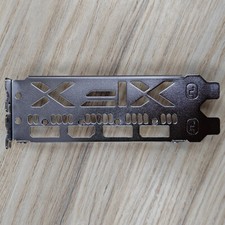 For XFX RX6600XT, RX 6600 XT I/O Shield Back Plate BackPlate Blende Bracket