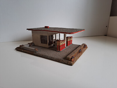 Vau-Pe H0 1213 Gasolin-Tankstelle - Seltene Rarität der 50er Jahre VAUPE HO