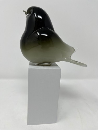 Vintage Murano Glas Vogel auf Sockel - Bild 4 von 9