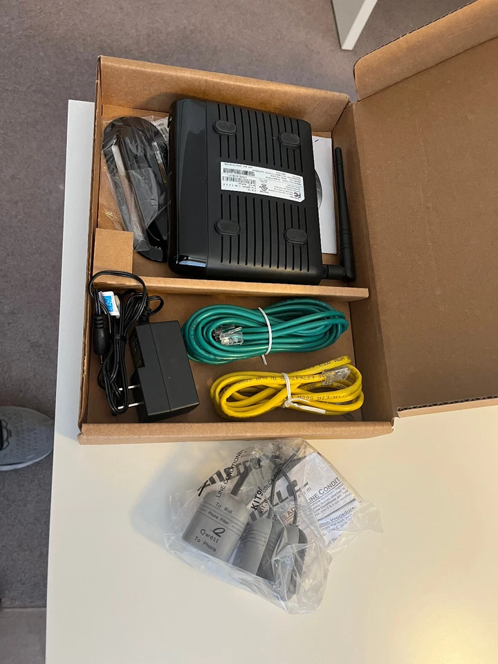 Quest Actiontec PK5000 54 Mbps 4-Port 10/100 Wireless G DSL Router CD - Image 2 of 4