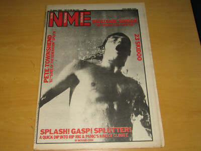 NME - JUN 12 1982 - PETE TOWNSEND 23 SKIDOO RIP RIG & PANIC DEXY'S MIDNIGHT