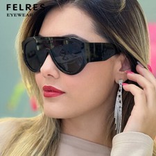Unisex Oval Retro Sunglasses Personality Fashion Outdoor Driving Shade Glasses