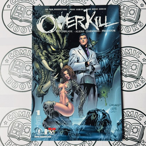 Overkill Witchblade/Aliens/Darkness/Predator #1 NM 2000 ComicBook Top Cow Image