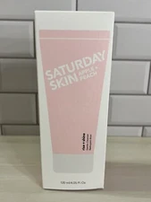 Saturday Skin Apple + Peach Rise + Shine Gentle Cleanser Full Size NIB 120 ml
