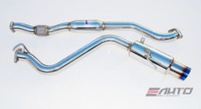 Invidia N1 Single Titanium Burnt Tip Catback Exhaust For Subaru Wrx Sti 15-21