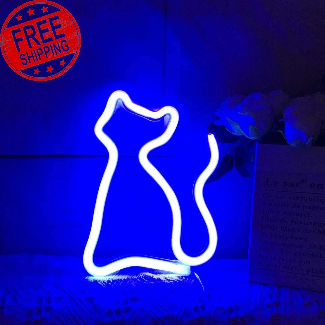 Neon online cat light
