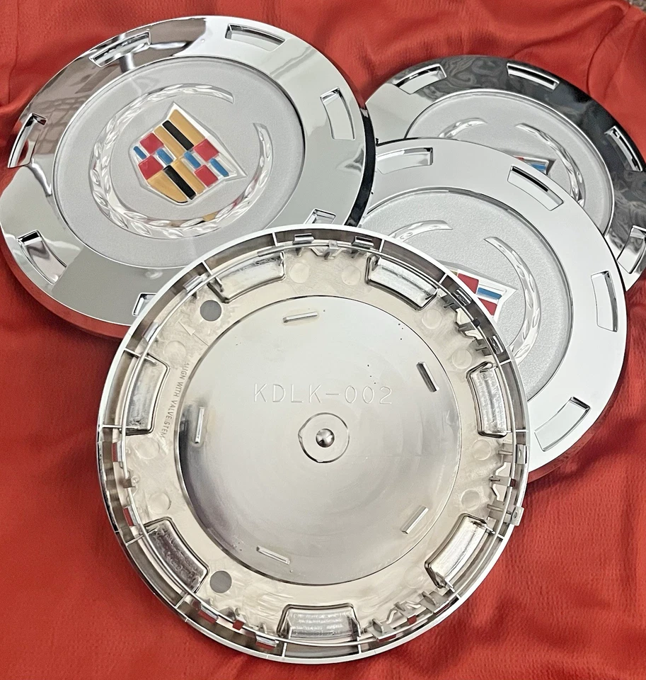 4 хромированных цветных гребня Cadillac Escalade 2007-14 для центральных колпаков ступицы колеса 22 дюйма - Изображение 3 из 4