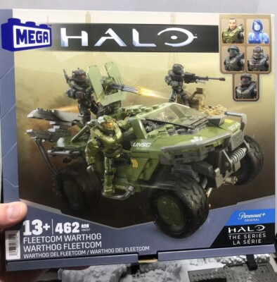 Halo Fleetcom Warthog BNIB 462pcs Set HNC57 Mega Bloks Construx Paramount +