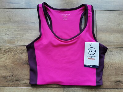 Wrangler Damen All Terrain Cropped Kompression Tank Top Größe M (Neu mit Etikett) Fitnessstudio Zug
