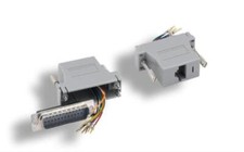DB25 Male to RJ45 Female Adapter