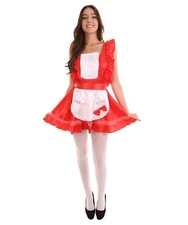 Halloween Party Online Women’s Naught French Maid Dress Costume, HC-1229