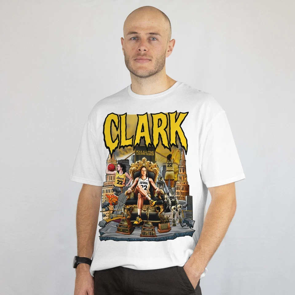Caitlin Clark Graphic T-Shirt Women's Basketball Men's Unisex Shirt Jersey Gift - Image 3 of 4