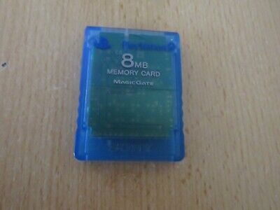 Playstation 2 Memory Card 8MB 2PK Red/Blue 