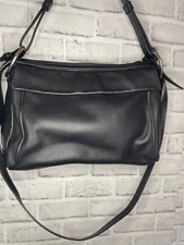 Marc Jacobs Black Prism 34 Almafi Coast Leather Purase Shoulder Bag
