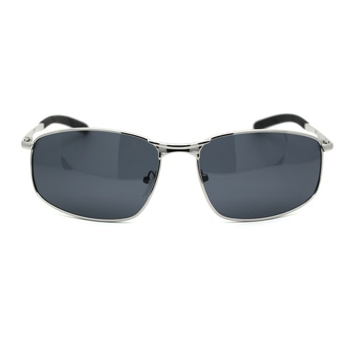 Mens Polarized Metal Rim Warp Sport Agent Sunglasses - Picture 6 of 13