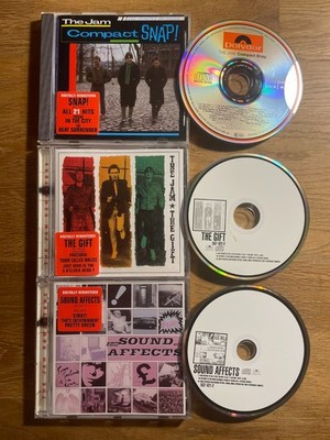 3 x The Jam CDs: The Gift/ Sound Affects / Compact SNAP! (digitally remastered)