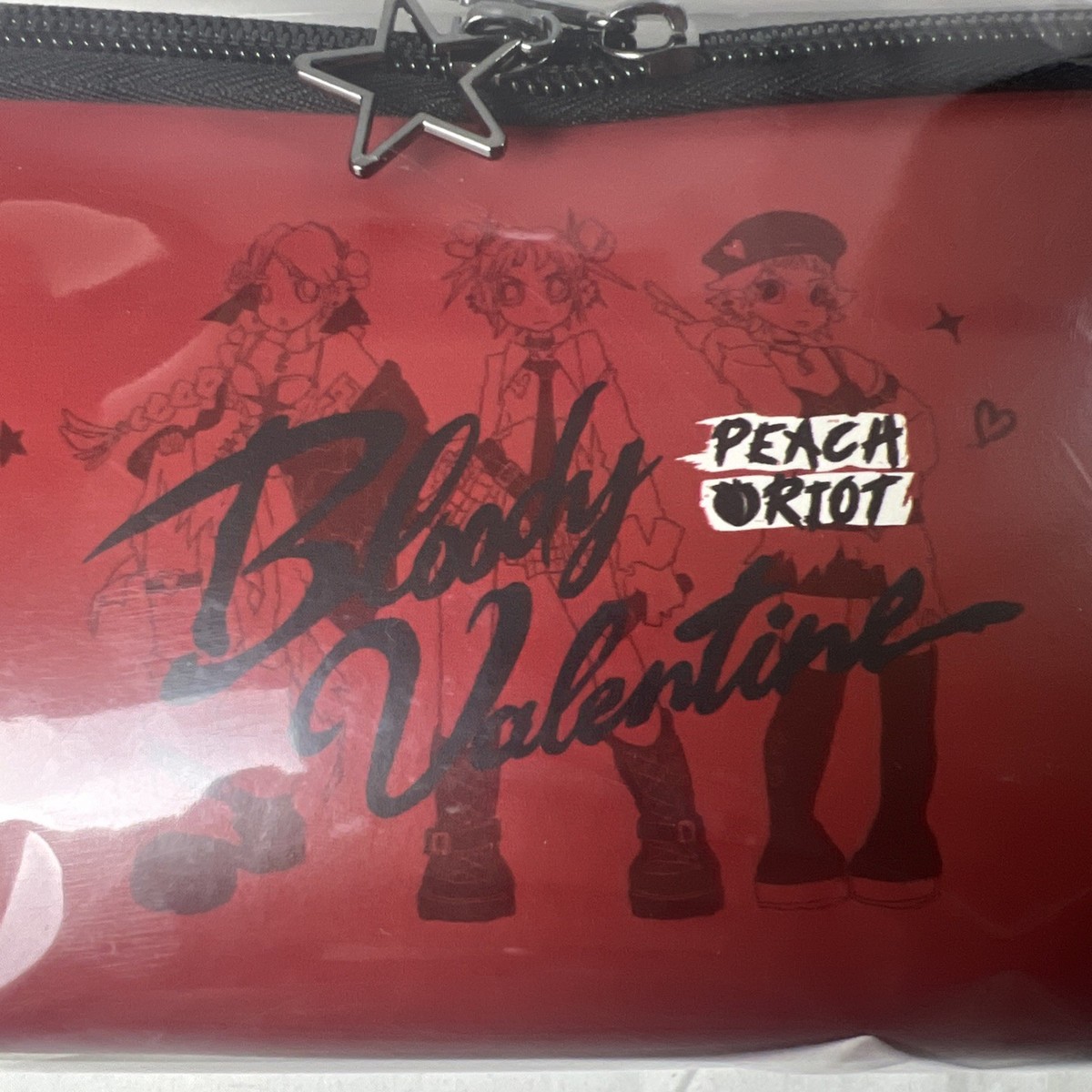 Peach Riot Bloody Valentine Pop Mart Cosmetic Bag Limited