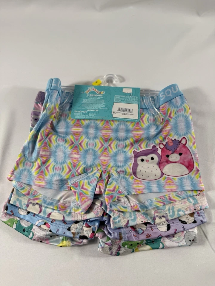 Paquete de 4 calzoncillos boxer Hello Kitty & Friends para niñas pequeñas talla 4,6,8,10 Foto 2 de 3