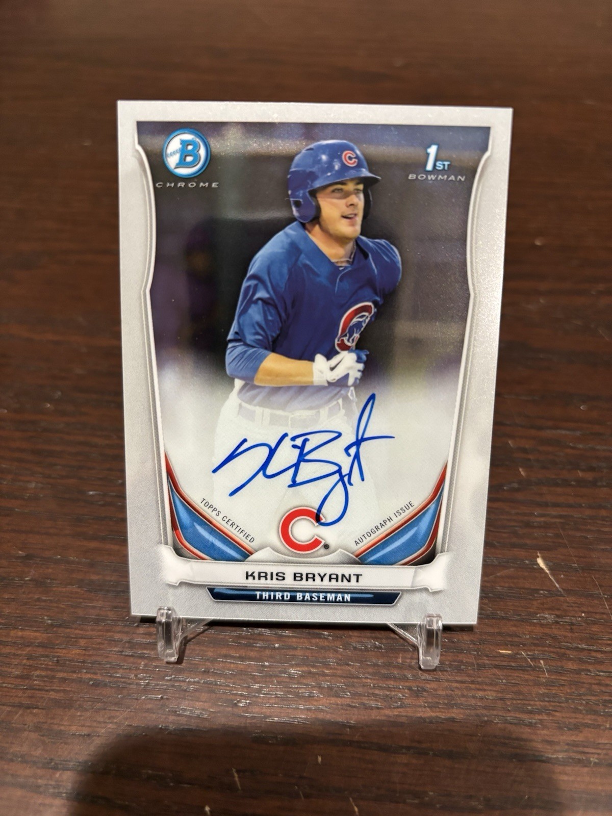 Bowman 2014 Chrome Kris Bryant Rookie Autograph BCAP-KB Cubs