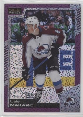 2020-21 O-Pee-Chee Platinum Violet Pixels 361/399 Cale Makar #140 03uh