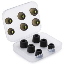 Knox Gear Noise Isolating Memory Foam Tips Silicone Earbuds 3 Pairs Each