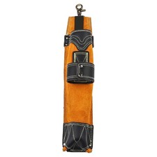 Flame Resistant Cowhide Welding Rod Bag with Thick Leather Electrode Holder