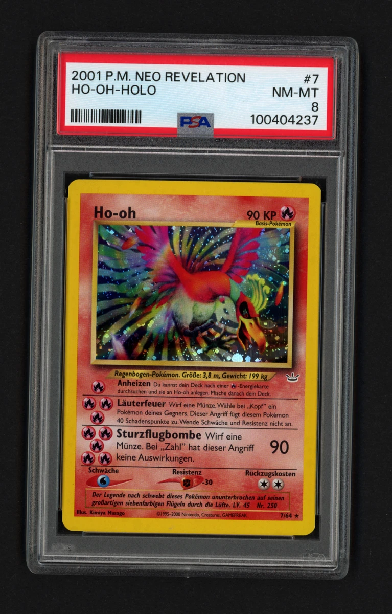 Ho-Oh Pokémon TCG Professional Sports Authenticator (PSA) Neo