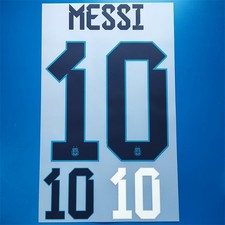 Argentina 2023 Lionel Messi Player Size Nameset Name Number ID Print SET