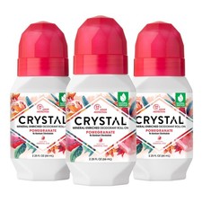 Crystal Mineral Deodorant Roll-On Body Deodorant With 24-Hour Odor Protection...