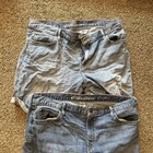 Eddie Bauer Voyager High Rise Bootcut Jeans Women's 14 & (3) Shorts Set — photo 10