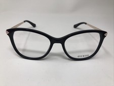 Guess Eyeglasses Frame GU 2632-S 005 Black Gold 52-17-135 Flex Hinge HQ93