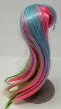 Vintage Multicolored Long Hair Doll Wig