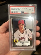 2021 Topps Chrome Platinum Anniversary Shohei Ohtani #192 BASE PSA 10