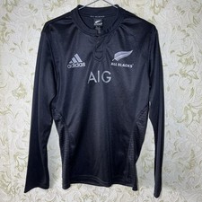 Adidas New Zeeland Rugby Longsleeve Football Jersey Size S 2015/2016
